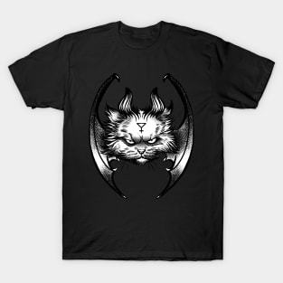 Creepy Sulfur Horned Cat T-Shirt